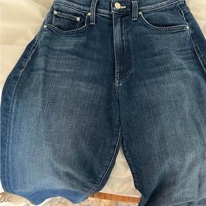 Mother high rise wide leg. Like new. Size 27